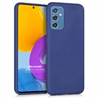 Microsonic Matte Silicone Samsung Galaxy M52 Kılıf Lacivert