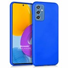 Microsonic Matte Silicone Samsung Galaxy M52 Kılıf Mavi