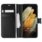 Microsonic Samsung Galaxy S21 Ultra Kılıf Delux Leather Wallet Siyah