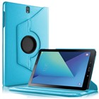 Microsonic Samsung Galaxy Tab S3 9 7 T820 T825 Kılıf 360 Dönerli Stand Deri Mavi