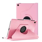 Microsonic Samsung Galaxy Tab A 10 1 T510 Kılıf 360 Rotating Stand Deri Açık Pembe