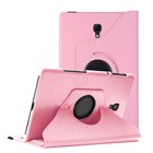 Microsonic Samsung Galaxy Tab A 10 5 T590 Kılıf 360 Rotating Stand Deri Açık Pembe