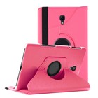 Microsonic Samsung Galaxy Tab S4 10 5 T830 Kılıf 360 Rotating Stand Deri Koyu Pembe