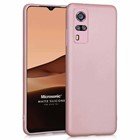 Microsonic Matte Silicone Vivo Y31 Kılıf Rose Gold