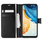 Microsonic Vivo Y70 Kılıf Delux Leather Wallet Siyah