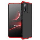 Microsonic Xiaomi Mi 11T Pro Kılıf Double Dip 360 Protective Siyah Kırmızı