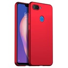 Microsonic Matte Silicone Xiaomi Mi 8 Lite Kılıf Kırmızı