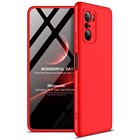 Microsonic Xiaomi Poco F3 Kılıf Double Dip 360 Protective Kırmızı