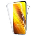 Microsonic Xiaomi Redmi K40 Kılıf 6 Tarafı Tam Full Koruma 360 Clear Soft Şeffaf