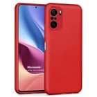 Microsonic Matte Silicone Xiaomi Mi 11i Kılıf Kırmızı