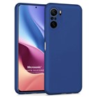 Microsonic Matte Silicone Xiaomi Redmi K40 Kılıf Lacivert