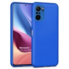 Microsonic Matte Silicone Xiaomi Redmi K40 Kılıf Mavi