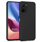 Microsonic Matte Silicone Xiaomi Redmi K40 Kılıf Siyah