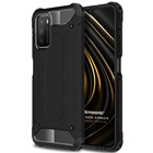 Microsonic Xiaomi Poco M3 Kılıf Rugged Armor Siyah