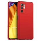 Microsonic Matte Silicone Xiaomi Poco M3 Pro Kılıf Kırmızı