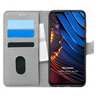 Microsonic Xiaomi Poco X3 GT Kılıf Fabric Book Wallet Gri