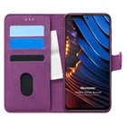 Microsonic Xiaomi Poco X3 GT Kılıf Fabric Book Wallet Mor