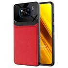 Microsonic Xiaomi Poco X3 Pro Kılıf Uniq Leather Kırmızı