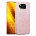 Microsonic Xiaomi Poco X3 Pro Kılıf Sparkle Shiny Rose Gold