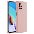 Microsonic Matte Silicone Xiaomi Redmi 10 2022 Kılıf Rose Gold