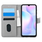 Microsonic Xiaomi Redmi 9A Kılıf Fabric Book Wallet Gri