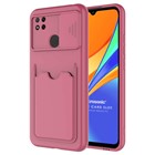 Microsonic Xiaomi Redmi 9C Kılıf Inside Card Slot Mürdüm