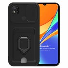 Microsonic Xiaomi Redmi 9C Kılıf Multifunction Silicone Siyah