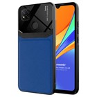 Microsonic Xiaomi Redmi 9C Kılıf Uniq Leather Lacivert