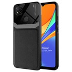 Microsonic Xiaomi Redmi 9C Kılıf Uniq Leather Siyah