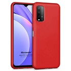 Microsonic Matte Silicone Xiaomi Redmi 9T Kılıf Kırmızı