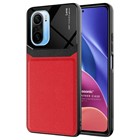 Microsonic Xiaomi Redmi K40 Kılıf Uniq Leather Kırmızı