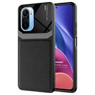 Microsonic Xiaomi Redmi K40 Pro Kılıf Uniq Leather Siyah