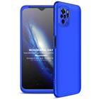 Microsonic Xiaomi Redmi Note 10S Kılıf Double Dip 360 Protective Mavi