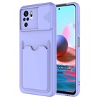 Microsonic Xiaomi Poco M5s Kılıf Inside Card Slot Lila