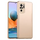 Microsonic Matte Silicone Xiaomi Redmi Note 10 Kılıf Gold