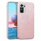 Microsonic Xiaomi Poco M5s Kılıf Sparkle Shiny Rose Gold