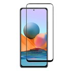 Microsonic Xiaomi Poco M3 Pro Tam Kaplayan Temperli Cam Ekran Koruyucu Siyah