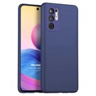 Microsonic Matte Silicone Xiaomi Redmi Note 10 5G Kılıf Lacivert