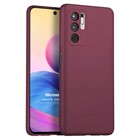 Microsonic Matte Silicone Xiaomi Redmi Note 10 5G Kılıf Mor