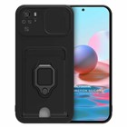 Microsonic Xiaomi Redmi Note 10S Kılıf Multifunction Silicone Siyah