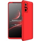 Microsonic Xiaomi Redmi Note 10 Pro Kılıf Double Dip 360 Protective Kırmızı