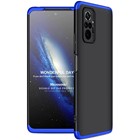 Microsonic Xiaomi Redmi Note 10 Pro Max Kılıf Double Dip 360 Protective Siyah Mavi