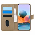 Microsonic Xiaomi Redmi Note 10 Pro Max Kılıf Fabric Book Wallet Gold