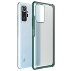 Microsonic Xiaomi Redmi Note 10 Pro Max Kılıf Frosted Frame Yeşil