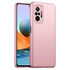 Microsonic Matte Silicone Xiaomi Redmi Note 10 Pro Kılıf Rose Gold