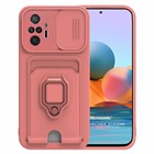 Microsonic Xiaomi Redmi Note 10 Pro Max Kılıf Multifunction Silicone Pembe