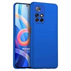 Microsonic Matte Silicone Xiaomi Redmi Note 11 Kılıf Mavi