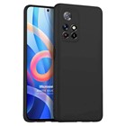 Microsonic Matte Silicone Xiaomi Redmi Note 11 Kılıf Siyah