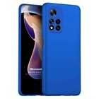 Microsonic Matte Silicone Xiaomi Redmi Note 11 Pro Plus Kılıf Mavi