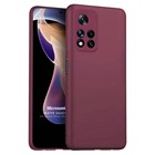 Microsonic Matte Silicone Xiaomi Redmi Note 11 Pro Kılıf Mor